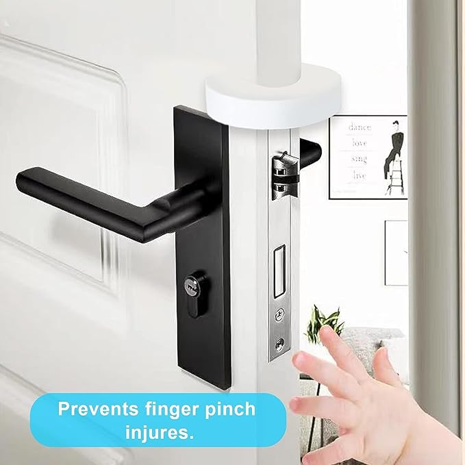 [6 Pack -1.5CM] Door Pinch Guard,Door Safety for Children,Baby Proof Door Slam Stopper,Protect Child Fingers with Soft Foam Guard,Prevent Finger Pinch Injuries,Child or Pet from Getting Locked in Room