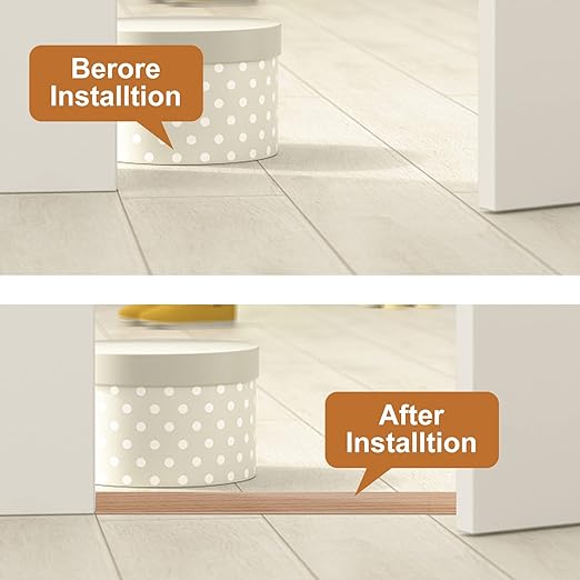 Floor Transition Strip Self Adhesive, Flat Laminate Floor Cover Strip 2" Wide Vinyl Floor Flat Divider Strip, Wood Grain Design (20Ft, Brown)