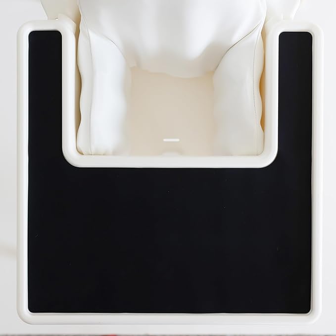 Yeah Baby Goods Placemats Compatible with IKEA Antilop High Chair (Cinder Black) - Slip-Resistant & Food-Grade Silicone High Chair Mat - Easy Clean HighChair Accessory
