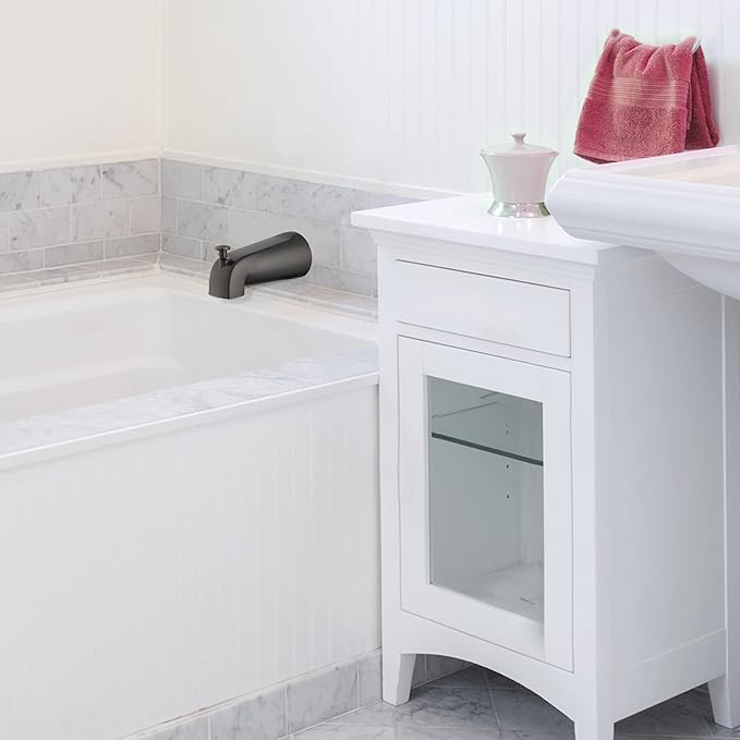 Design House Bathtub Diverter Spout, 1/2-in. Slip-Fit, Oil-Rubbed Bronze, 5.34 In. L x 2.5 In. W x 2.8 In. H, 522938