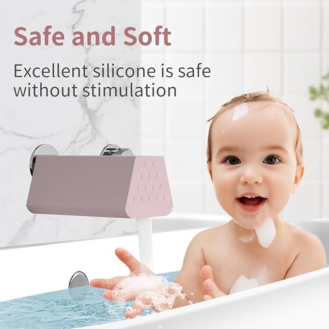 Bathtub Faucet Cover for Baby Bath Spout Cover Kids, Make Your Baby's Bath Time Fun and Love It, Soft Silicone Bathtub Faucet Safety Universal Fit