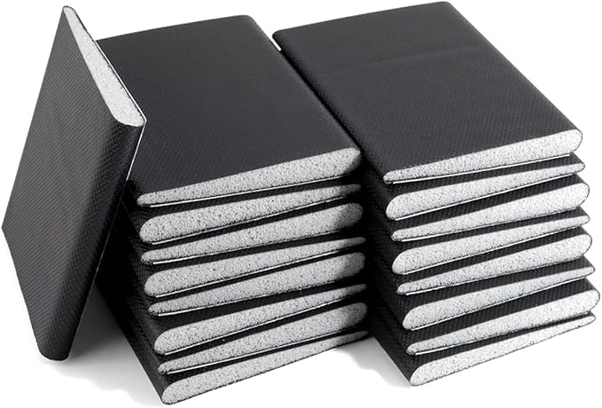Door Corner Seal Exterior Door Frame Seal Wedge Draft Stopper with Adhesive 16 Pack, Black