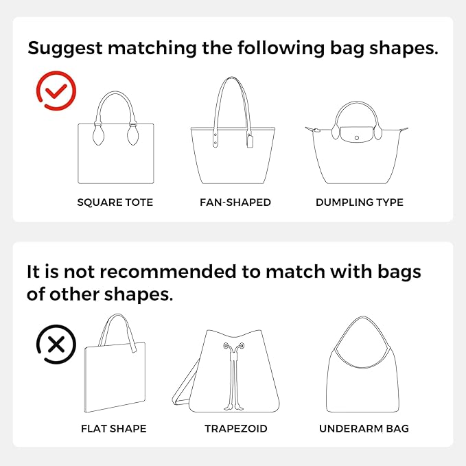 GIVLEFLY Tote Organizer Insert with Multiple Pockets Zipper Purse Dividers with Handle Lightweight Purse Liner with Cup Holder Fit for Longchamp Large Medium Size and Neverful and More (Large,White)