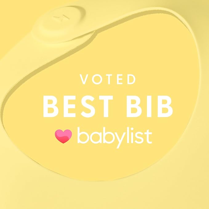 Magnetic Silicone Baby Bib – Waterproof, Dishwasher Safe, BPA Free Food-Grade, Feeding Bib for Infants and Toddlers