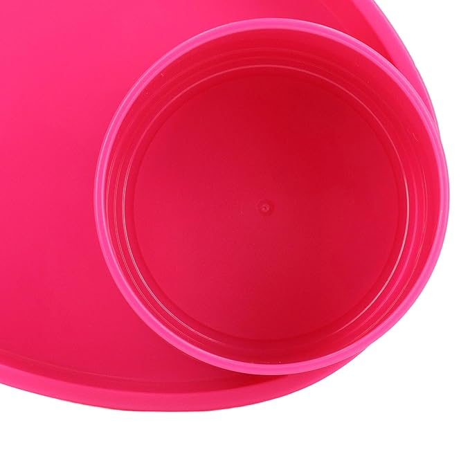 Keenso Car Seat Snack Tray,Portable Travel Rotating Cup Holder Plate for Car Seats, Booster,Stroller (#12)