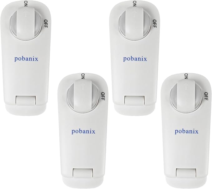 Baby Safety Cabinet Locks 4Pack – Multi-Use Child Proof Latch for Fridge, Oven, Drawer & Bathroom Cupboards, Strong 3M Stick-On Design, No Screws Kitchen Safety Locks (White)
