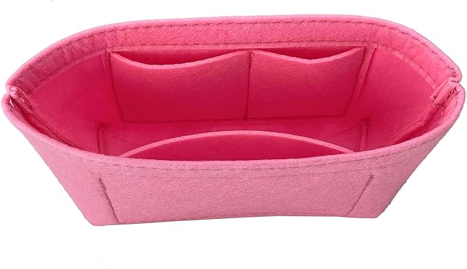 Women Bag Organiser Organizer Insert for Backpack Tote Large Inner Bag In Bag (Petals&Pink)