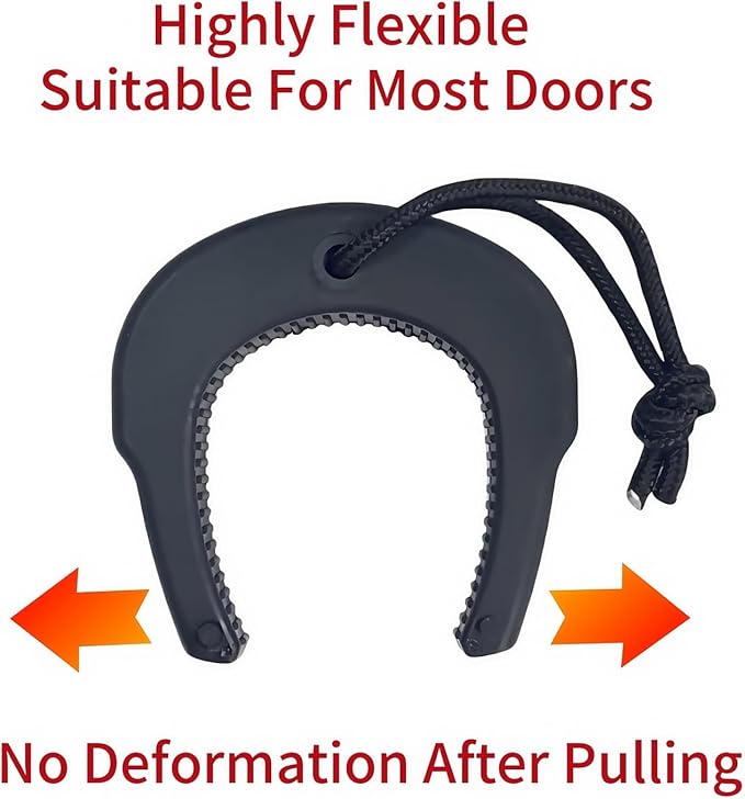 First Responder Door Stop,Door Wedge for Law Enforcement, Police, Emergency Medical Services, Firefighter Tools,Door Pinch Guard Stops Doors from Closing (4, Black Orange Yellow Green)
