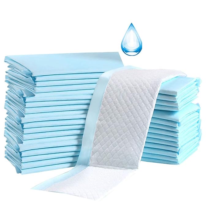 Baby Disposable Underpad 100 Count Incontinence Changing Pad Baby Diapers Newborn Pads Soft Breathable Waterproof Leak Proof Quick Absorb 13X18 Inch