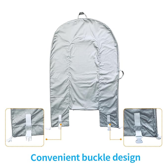 HOUSEYUAN Baby Lounger Replaceable Cover Baby Nest Backup Cover 100% Cotton Breathable Machine Washable (Gray Leaves)