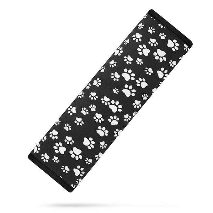 YR Seat Belt Cover for Kids, Soft Comfort Seat Belt Cushion for Children, Cute Cartoon Pattern Car Seat Belt Pads Cover for Girls and Boys, 1 Pack (Paw)