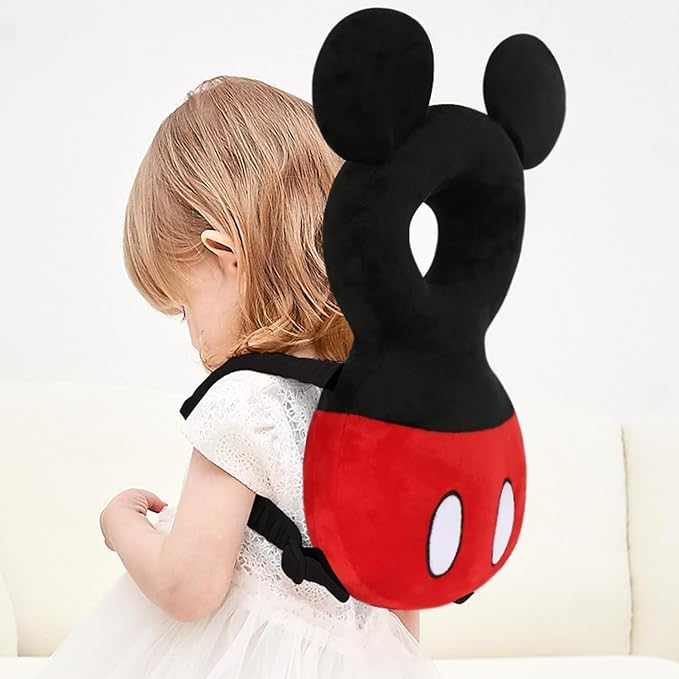 Baby Head Protector Backpack, Toddlers Head Safety Pad Cushion, Adjustable Back Protection for Crawling & Walking, Age 4-24Months