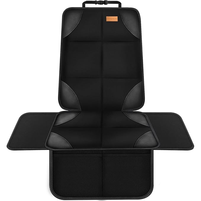 Bacgnyer Car Seat Protector, 1 Pack of Seat Protectors, Thickest Padded 600D Fabric Padding, Waterproof, Durable, Anti Slip Backing, Child Seat Protection, Suitable for Babies, Toddlers