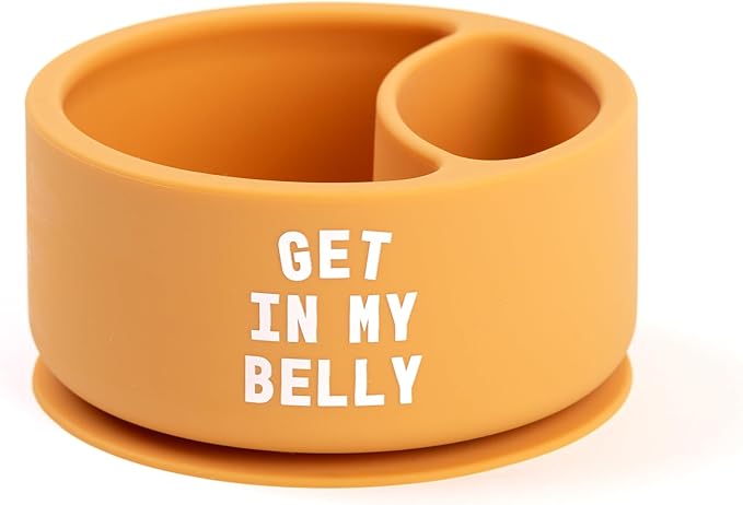 Bella Tunno Silicone Suction Bowl for Toddlers and Babies, Food Grade BPA Free Silicone, Non Slip Suction Base, Microwave & Dishwasher Safe, Ideal Baby-Led Weaning & Self Feeding Bowl, Miss Mess