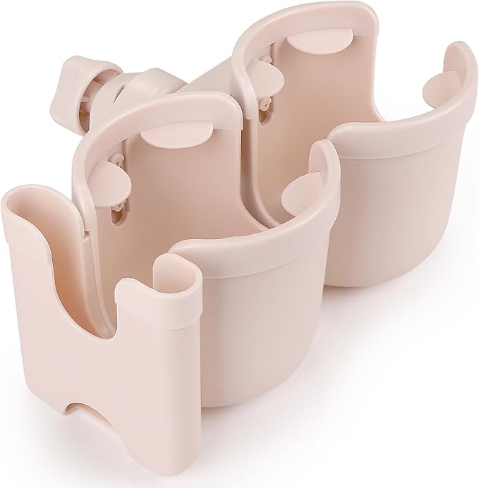 Accmor Stroller Cup Holder with Phone Holder, Bike Cup Holder, Universal Cup Holder for Uppababy Nuna Doona Strollers, 2-in-1 Cup Phone Holder for Stroller, Bike, Wheelchair, Walker, Scooter
