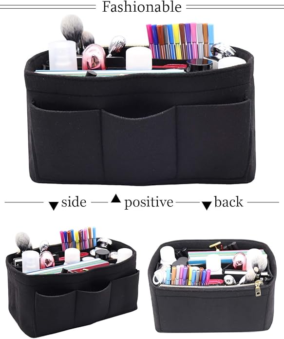 LEXSION Felt Purse Insert Bag Organizer Bag In Bag For Handbag Purse Organizer Fits Speedy Neverfull