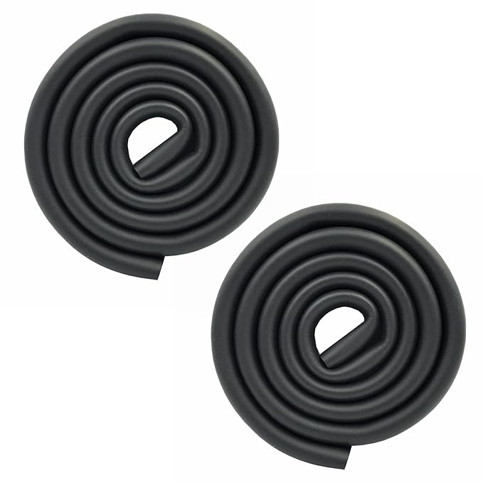 M2cbridge U Shape Extra Thick Furniture Table Edge Protectors Foam (Black (6.5ft x2))