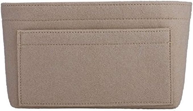 ZTUJO Purse Organizer Insert, Felt Bag Organizer For Handbag Purse Organizer,13 Colors, 6 Size (Medium, Beige)