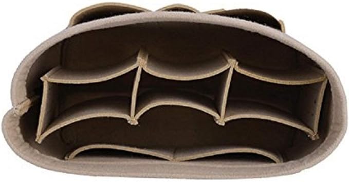 ZTUJO Purse Organizer Insert, Felt Bag Organizer For Handbag Purse Organizer,13 Colors, 6 Size (Medium, Beige)
