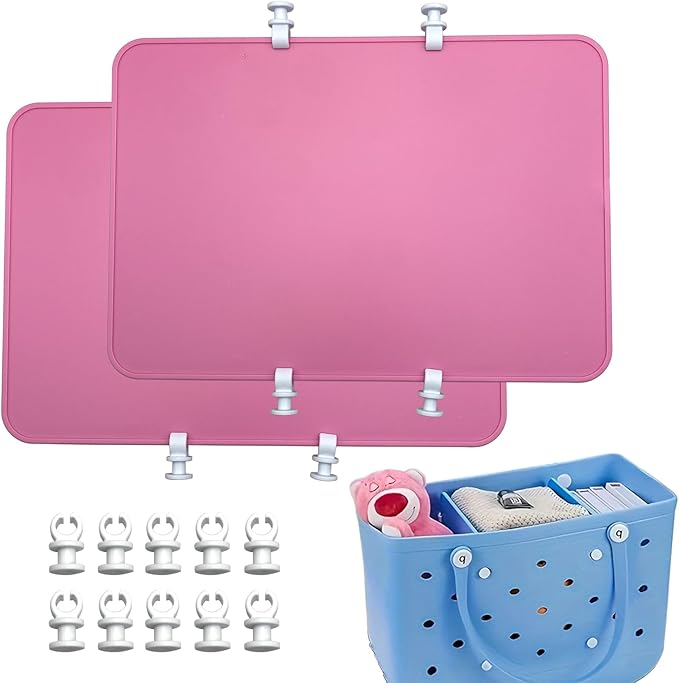 2pcs Bogg Bag Divider Tray X Large - Pink Bench Bag Organizer Insert