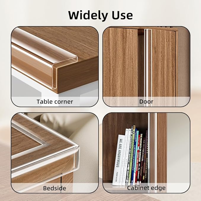 Baby Proofing Edge Protector for Baby 32.8ft Clear Edge Protector Strip Safety Corner Guards Child Proof Corner Bumper for Furniture