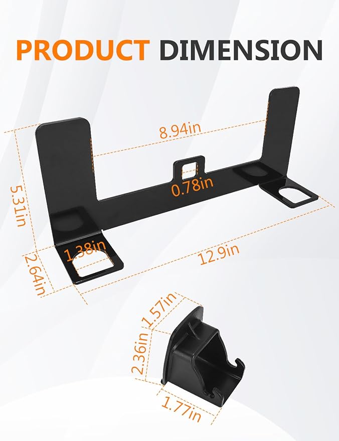 Child Seat Anchor ISOFIX Bracket Universal Car Child Seat Latch Restraint Anchor Mounting Kit Steel Latch Interface Mount for ISOFIX Belt Connector Fit Most Off-Road Vehicles
