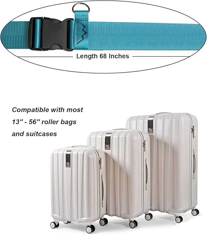MoBearer Car Seat Travel Belt to Suitcase,Car Seat Travel Strap to Convert Kid Car Seat and Carry-on Luggage into an Airport Car Seat Stroller,Safe Travel Solution for Transport