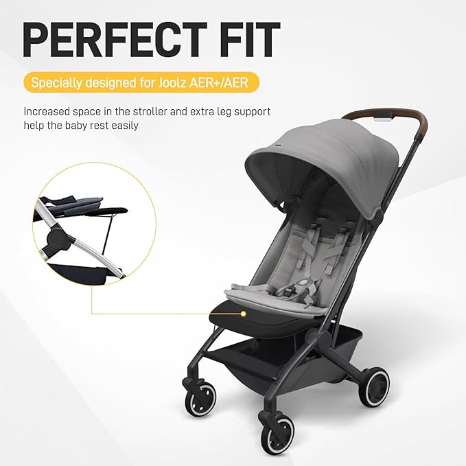 YIBEICO Stroller Adjustable Leg Rest for Joolz AER+/AER Footrest Extender for Extra Leg Support Comfort Accessory