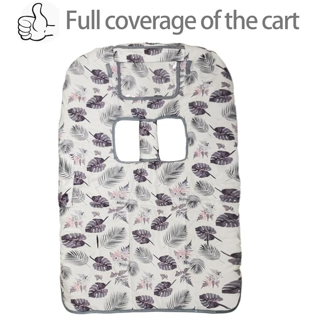 RHYDEER Shopping cart Cover for Baby, 2 in 1 high Chair Cover, roll in and go, Universal fit