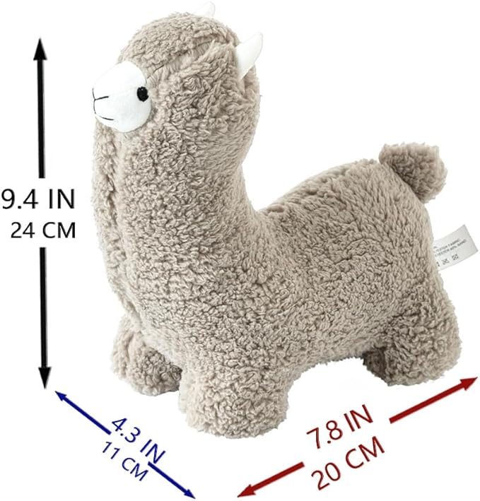 Marwood Cute Door Stopper Decorative Door Stops for Home and Office, Alpaca Weighted Interior Doorstop Fabric Stuffed Animal Door Stopper Floor Decorative