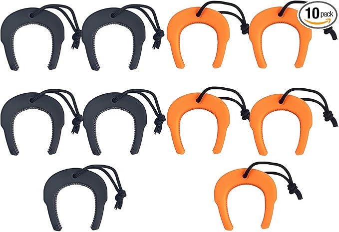First Responder Door Stop,Door Wedge for Law Enforcement, Police, Emergency Medical Services, Firefighter Tools,Door Pinch Guard Stops Doors from Closing (10, Black Orange)