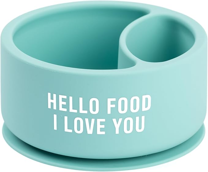 Bella Tunno Silicone Suction Bowl for Toddlers and Babies, Food Grade BPA Free Silicone, Non Slip Suction Base, Microwave & Dishwasher Safe, Ideal Baby-Led Weaning & Self Feeding Bowl, Miss Mess