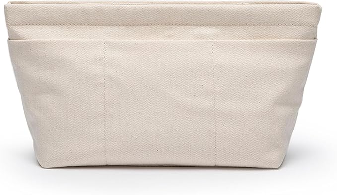 YONBEN Tote Purse Insert Handbag Organizer Shaper Handbag Liner Bag in Bag Divider Organizer Insert (L-With Zipper)