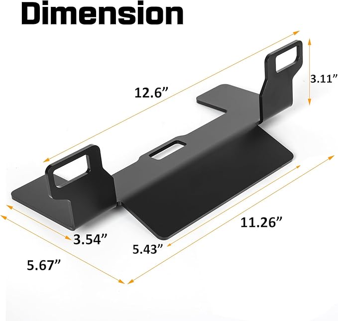 ISOFIX Universal Car Seat Mount Bracket, Child Safety Car Seat Latch Anchor Kit, Steel Seat Latch Interface Bracket, ISOFIX Belt Connector for Off-Road Vehicles, SUVs, MPVs, 12.6*5.43*3.11"