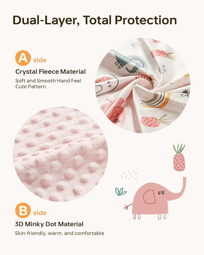 Infant Car Seat Cover Winter Minky - Baby Car Seat Canopy with Snap Peekaboo Opening, Multi-Use as Stroller Cover, Nursing Cover and Baby Blanket for Boys Girls（White）