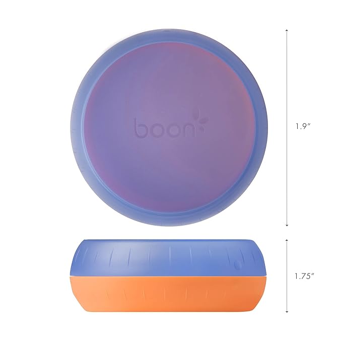 Boon Nursh Storage Buns - Baby Bottle Organizer & Storage - Holds Bottles, Pouches, Nipples & Pacifiers - Color Block - 3 Count