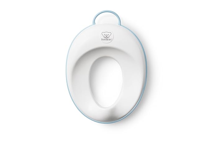 BABYBJORN Toilet Trainer, White/Turquoise