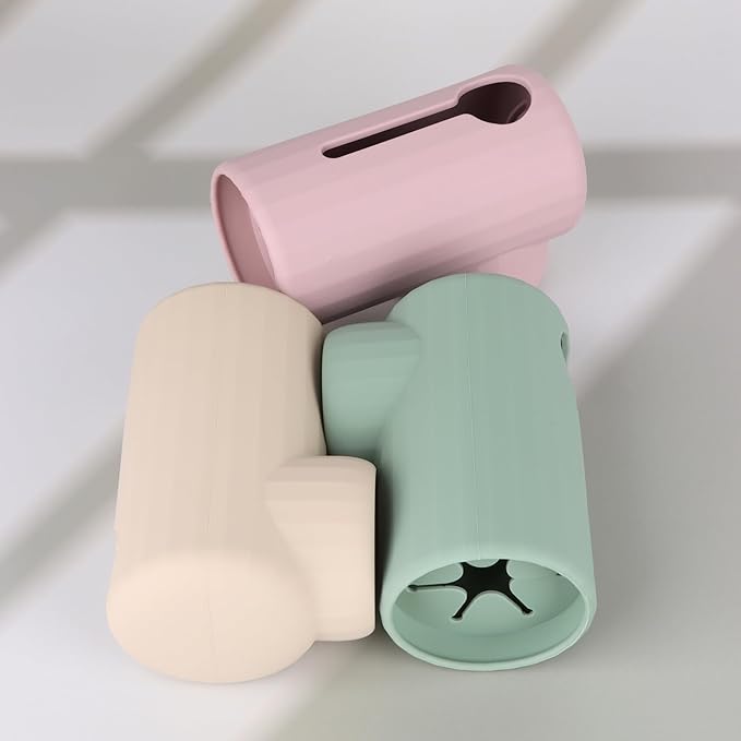 Bath Spout Cover, Soft Silicone Bathtub Faucet Cover Safety Universal Fit (Blush)