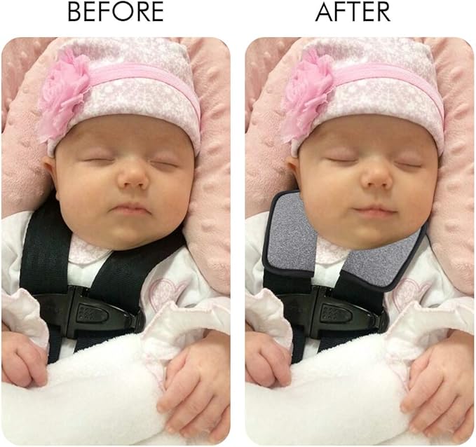 Accmor Car Seat Strap Covers for Baby Kids, Car Seat Strap Covers Shoulder Pads, Soft Seat Belt Covers for All Car Seats, Pushchair, Stroller