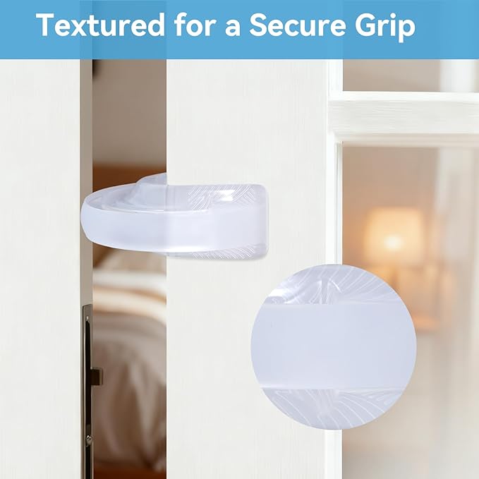 Silicone Door Pinch and Door Slam Stopper, Door Protector for Kids Finger Safety, Babyproof Doors to Avoid Pinched Fingers & Door Slamming, 1Pcs, Translucent
