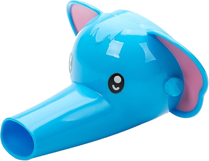 Faucet Extender for Kids - Set of 2 Animal Spout Extenders for Sink Faucets - Hand Washing for Babies, Toddlers & Children (Elephant + Duck)
