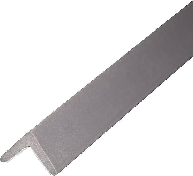 Heavy-Duty Industrial-Grade Compact Corner Guard and Furniture Edge Protector and Bumper – Grey, 24 Inches – Set of 4