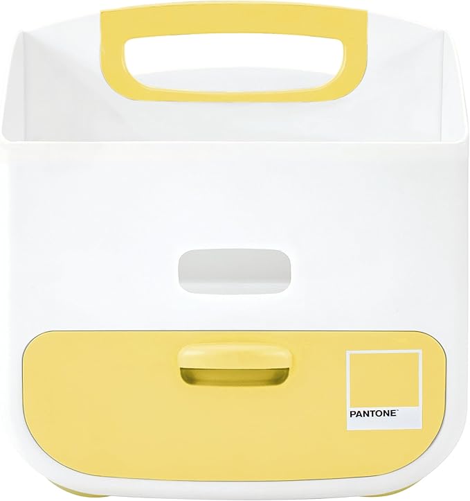 Ubbi Portable Diaper Changing Station Diaper Storage Caddy Organizer, Stores Baby Diapers, Wipes & Baby Accessories, Pantone Yellow