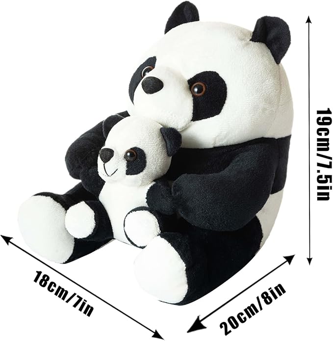 Marwood Cute Door Stopper Decorative Door Stops for Home and Office, Panda Weighted Interior Doorstop Fabric Stuffed Animal Door Stopper Floor Decorative