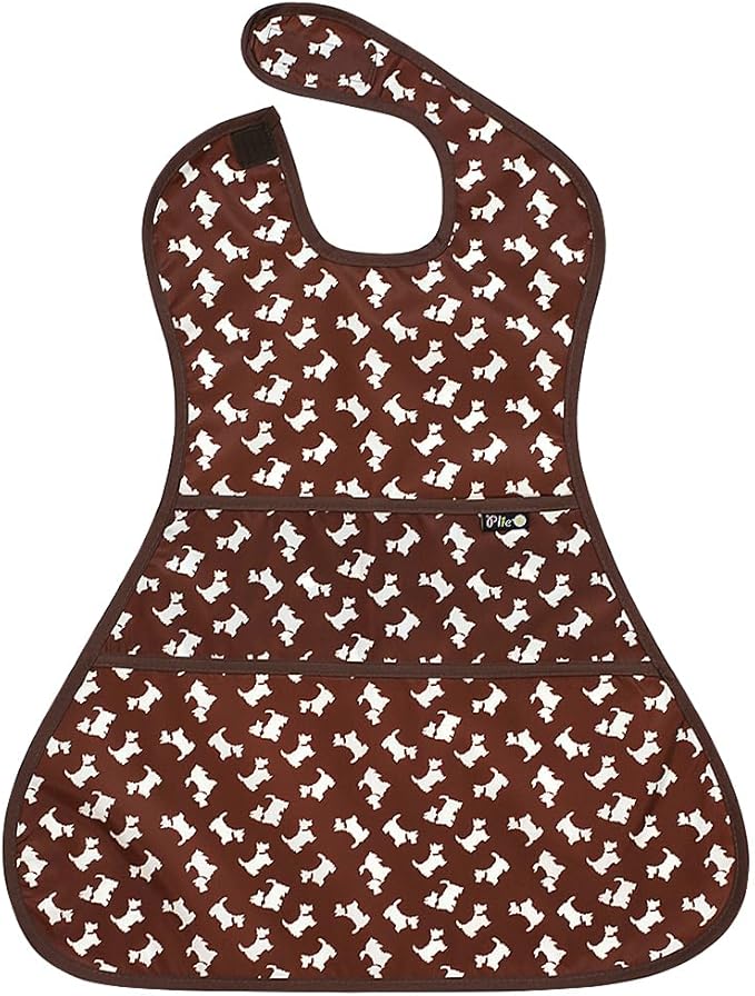 Plie Full Coverage Waterproof Feeding Bib for Toddlers – Extra Long Apron Bib for Mealtime, Self-Feeding, High Chairn
