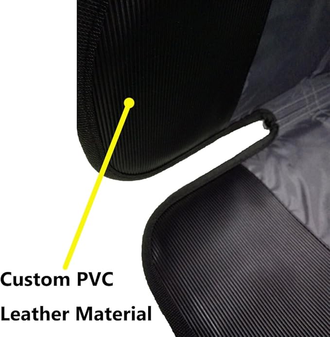 Big Ant Car Seat Protector Nonslip with Mesh Organizer for Infant Baby Cars Seats Waterproof Dog Mat Cover Pad Protects Automotive Vehicle Leather or Cloth Upholstery(Gray)