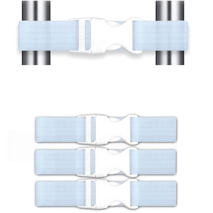 Baby Cabinet Safety Locks,Handles Child Safety Locks Simple Installation Home Safety Strap Locks Fit Closed Handle Cabinets,Oven, Double Open The Door Refrigerator, Kitchen Door (3 Pack, White)