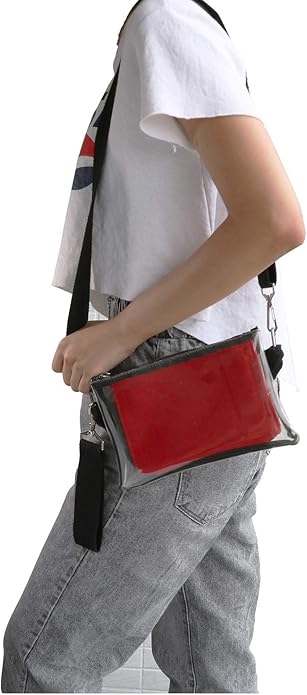Joqixon Mini Felt Purse Organizer Insert Small Tote Bag organizer with Zipper