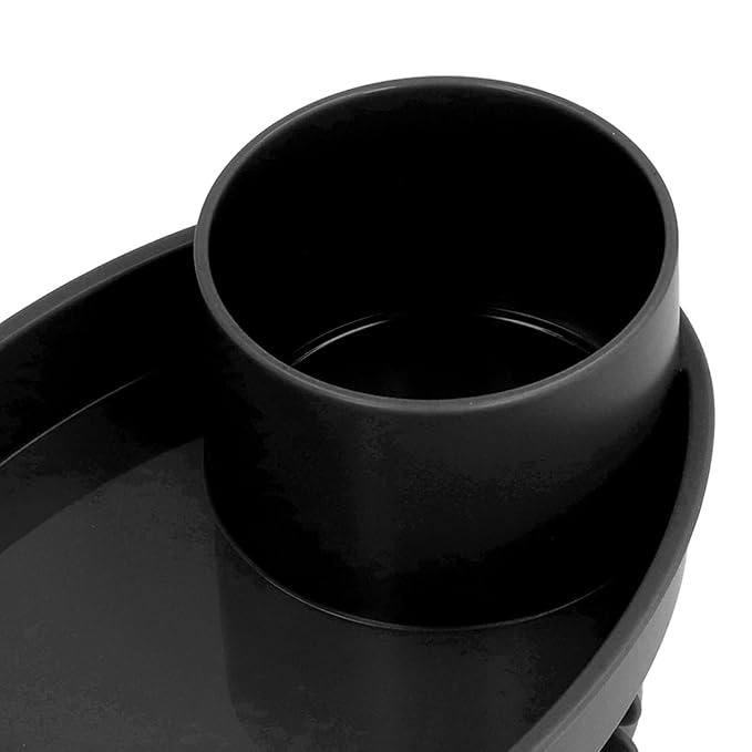 Keenso Car Seat Snack Tray,Portable Travel Rotating Cup Holder Plate for Car Seats, Booster,Stroller (#11)