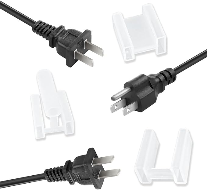 Plastic Plug Covers Prong Protector 3 Size 90 Pieces 3 and 2 Prong Outlet Version